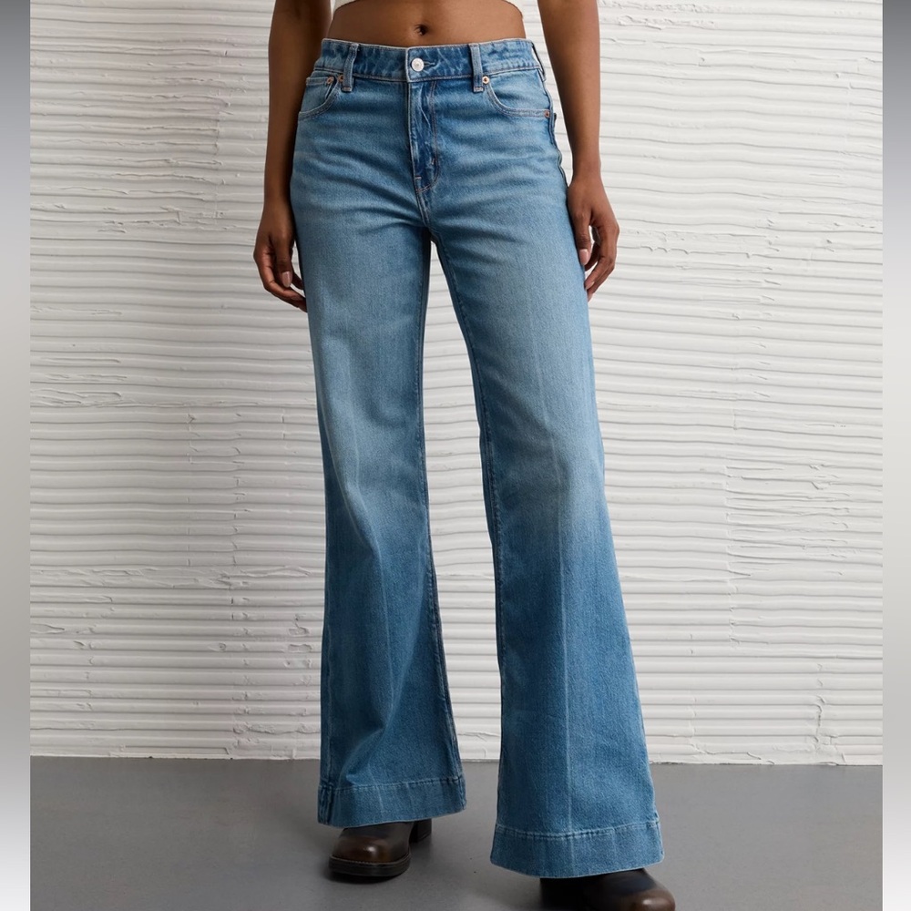 American Eagle Outfitters Blue Flare Jeans